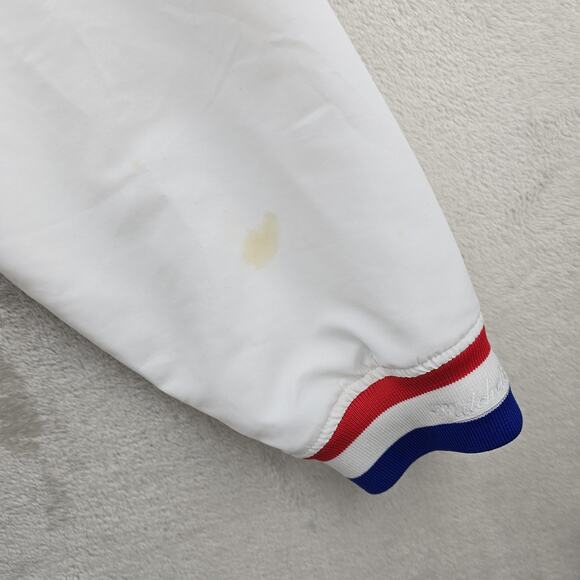 Mitchell & Ness 1991 NBA All-Star Game Charlotte Jacket Mens XL White Basketball - Picture 14 of 16